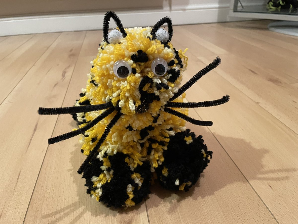 When Daddy’s a DT teacher and my 8 year daughter need help making a craft jungle animal! 🐯