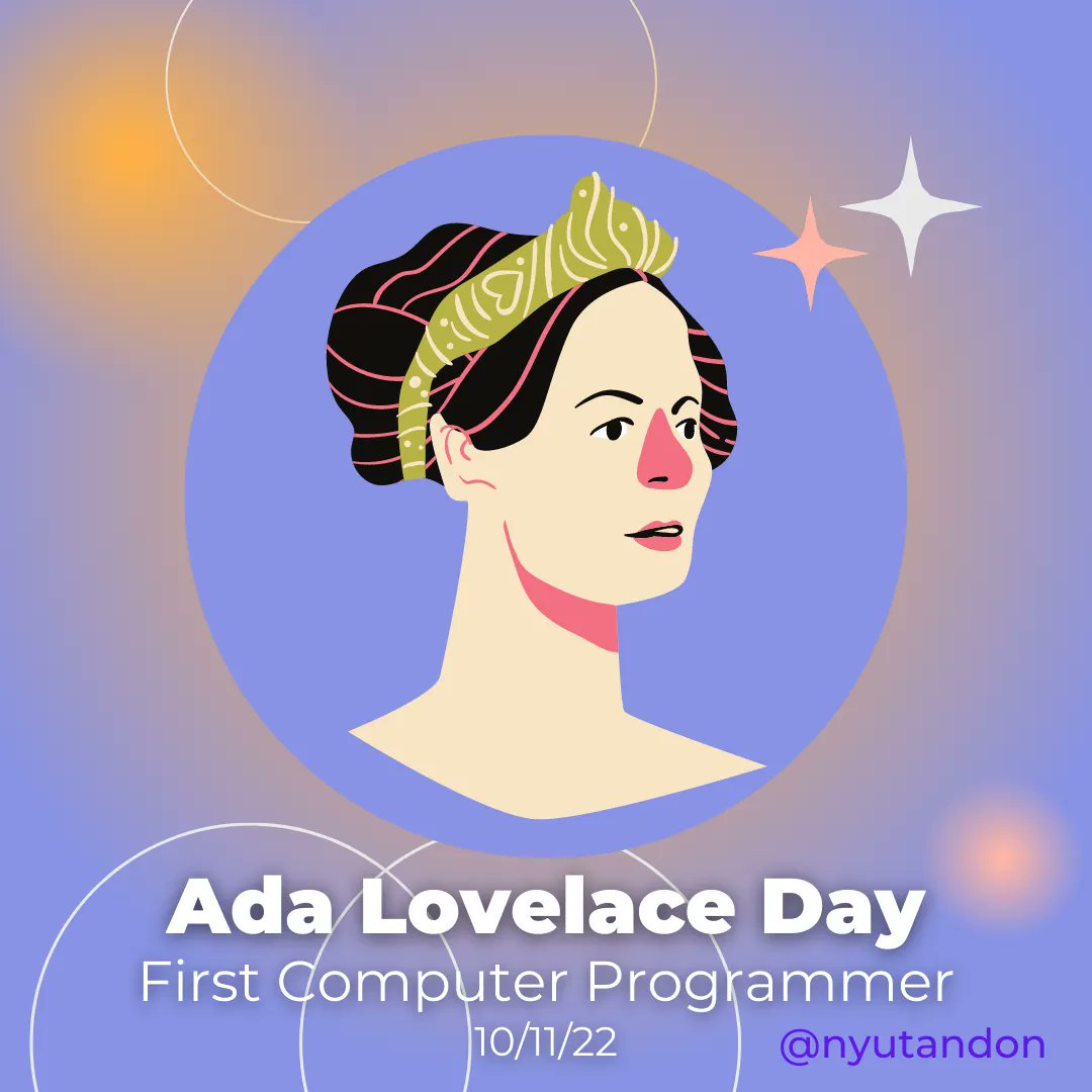nyutandon's tweet image. Help us celebrate #AdaLovelaceDay by taking a look at the first #computerprogrammers many impressive accomplishments #NYUTandonmade #AdaLovelace #AdaLovelaceDay2022 #WomenInSTEM