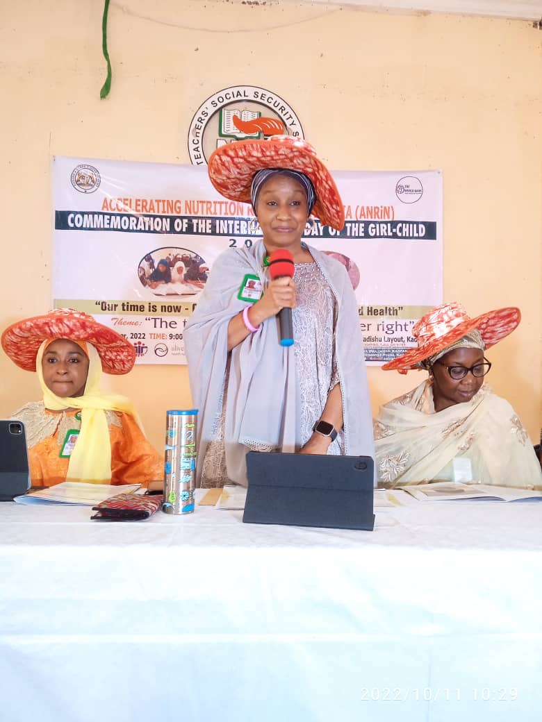 sfhanrin's tweet photo. The SFH ANRiN team today joined the government of Kaduna to commemorate the #InternationalDayOfTheGirlChild . Every girl deserves to have the right nutrition. Happy #InternationalDayOfGirlChild #girlpower #sfhanrin #healthylivesforall #girl #GirlChildDay https://t.co/H4fPFUkkjR