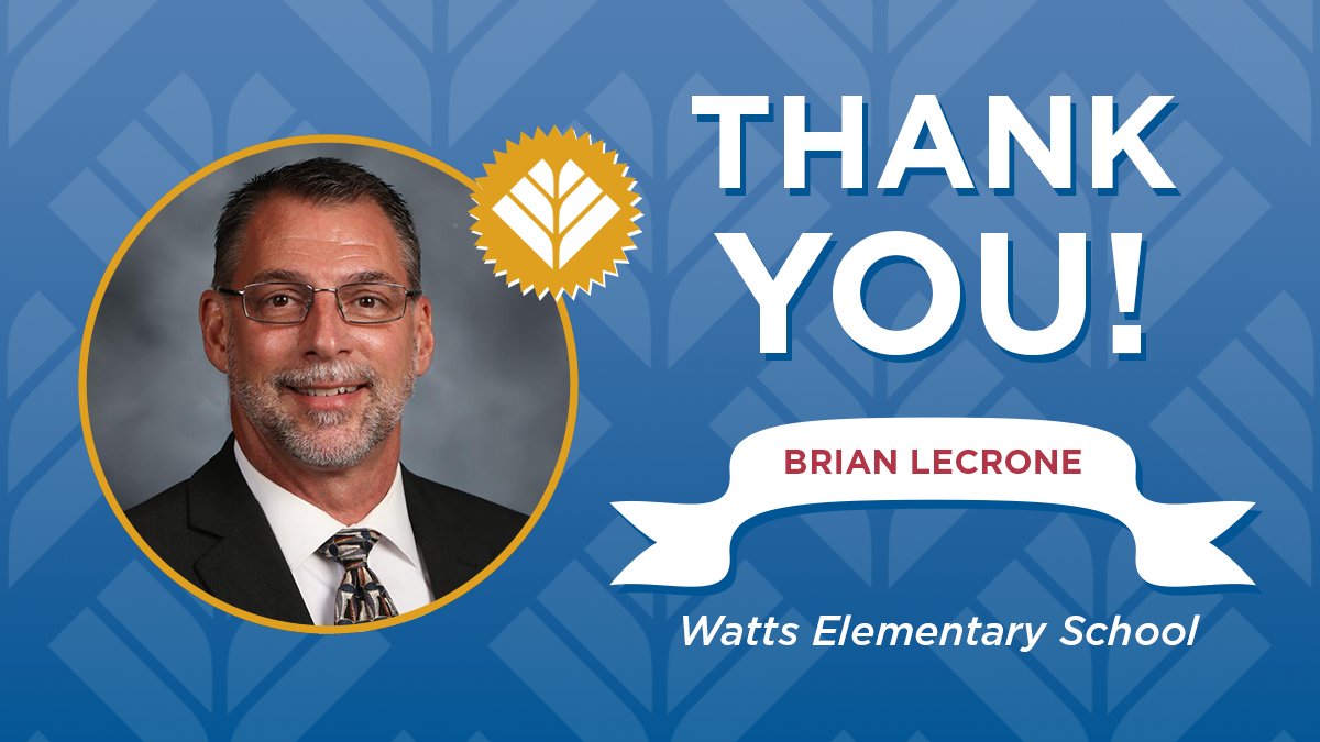 ipsd204's tweet photo. Thank you, Principal Brian LeCrone, for your leadership at May Watts Elementary School. #PrincipalAppreciationWeek #ThankAPrincipal @blecrone https://t.co/TvX7JqwTTg