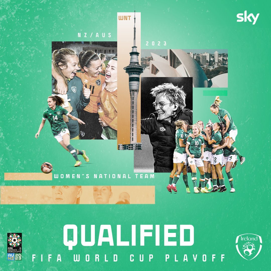 WE ARE GOING TO THE WORLD CUP 💚💚🇮🇪🇮🇪☘️☘️ What an unbelievable campaign from start to finish from every single person involved on and off the pitch!!! #OUTBELIEVE