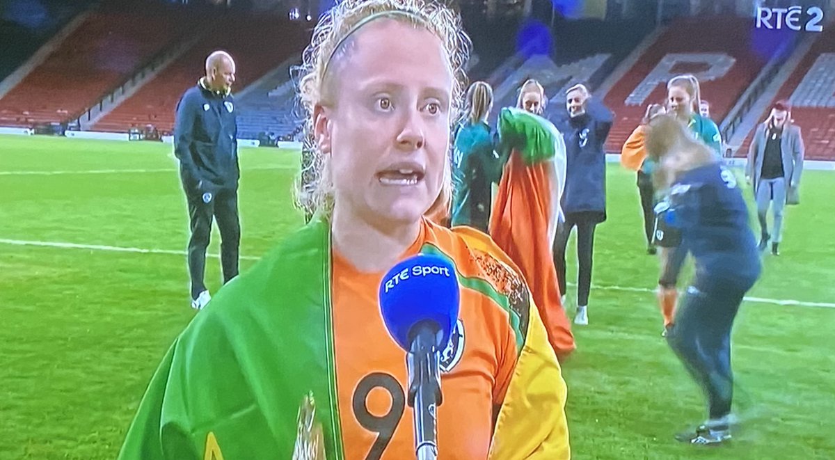 Pure Class from Amber Barrett. Best post match interview that I can remember. And Tony was great too.
#Donegal #Creeslough ⁦@FAIreland⁩ #SCOIRL #COYGIG ⁦@Corktod⁩