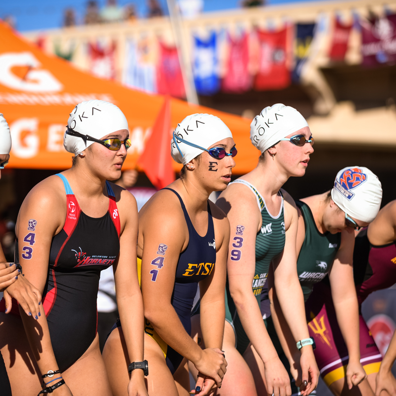 usatriathlon's tweet photo. Women’s Collegiate Triathlon athletes will race this Saturday at the East and West Regional Championship races!

Up for grabs is qualification to the 2022 Women’s Collegiate Triathlon National Championships, scheduled for November 12 in Tempe, Arizona.