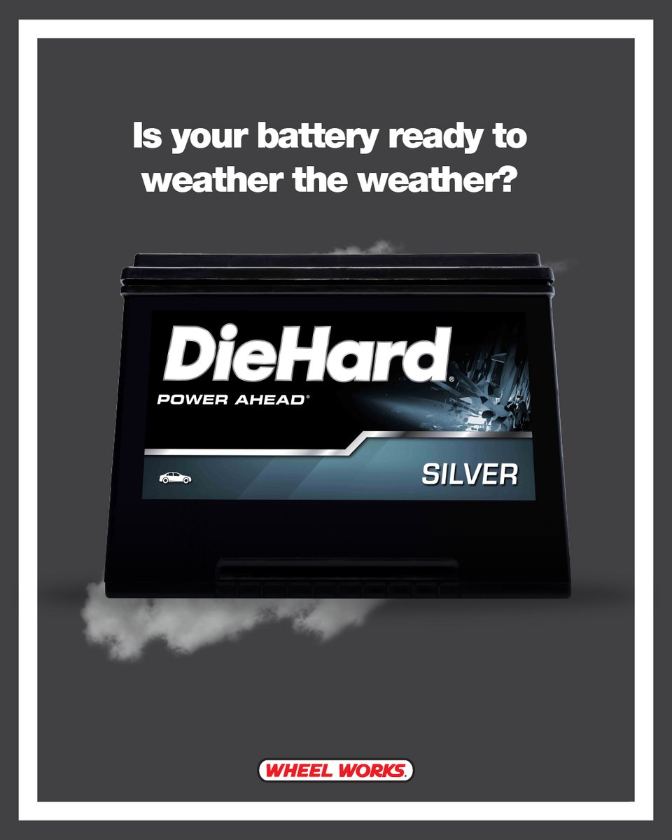 WheelWorks's tweet image. When the temperature changes, your battery may be affected. Stop by your local Wheel Works to make sure your battery is ready to face the climate changes ahead. #WheelWorks #Battery