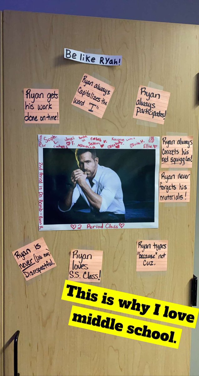 KatieP1015's tweet photo. @VancityReynolds  thank you for helping my students stay accountable. 🤘🏻 https://t.co/bYEvwYyLD4