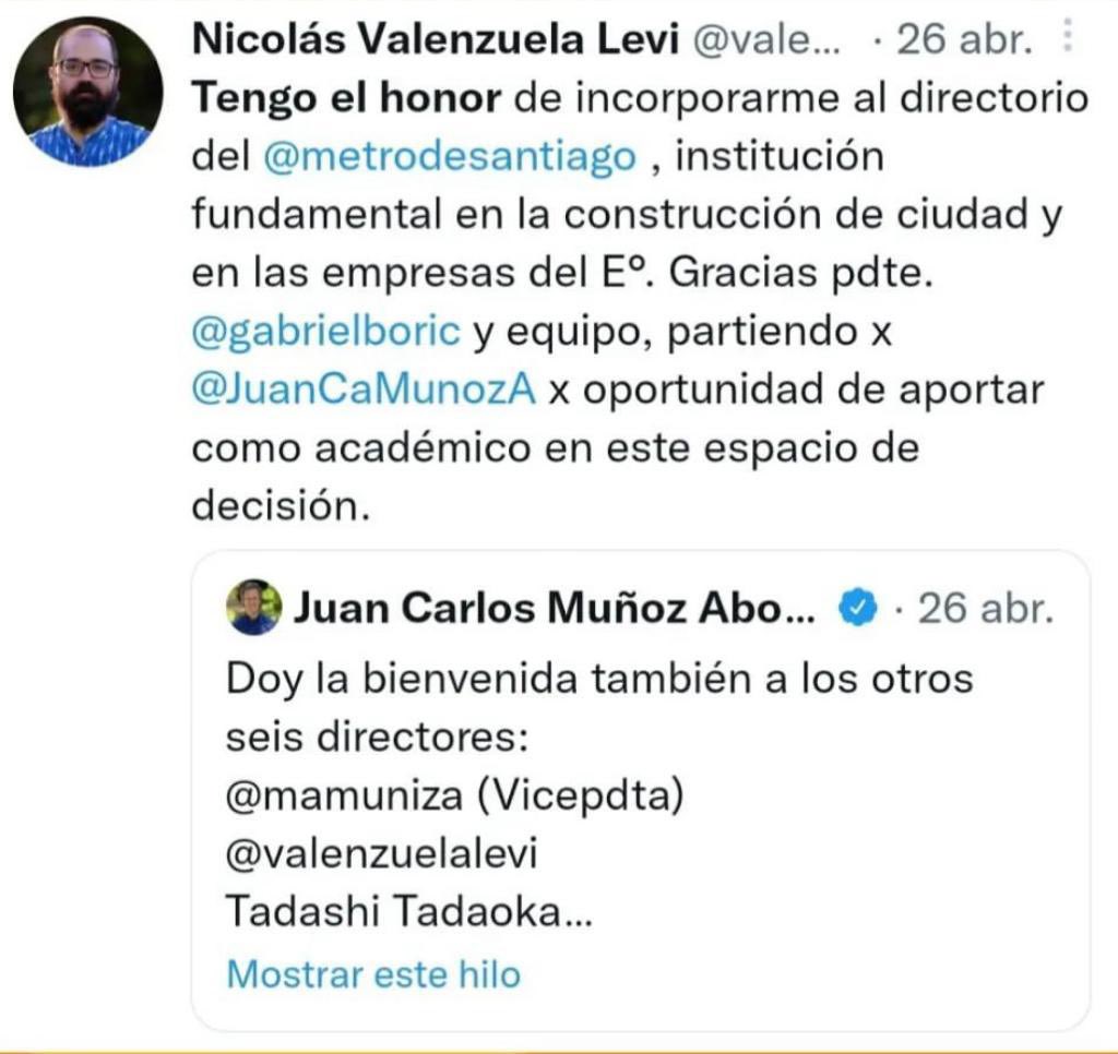 No pares, sigue, sigue… presidente <a href="/gabrielboric/">Gabriel Boric Font</a> hasta cuando! 
No seguirán los pitutos fue su gran promesa de campaña! 

Por el contrario se premia a los amigos y a quienes llamaron a quemarlo todo!!