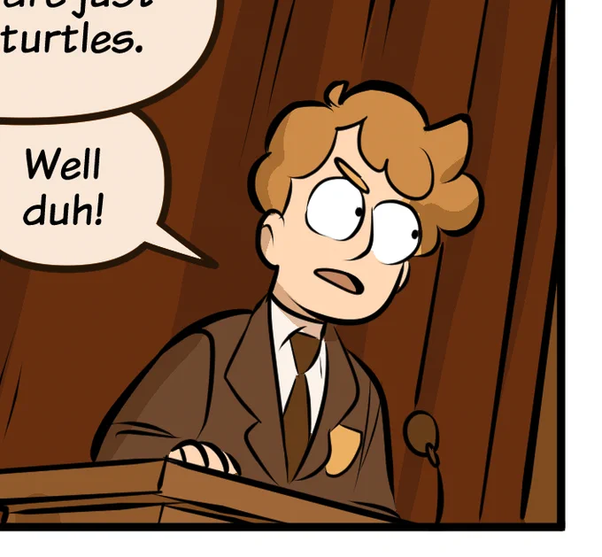 Someone in the comments suggested this debate team kid grows up to be the lawyer from chapter 1, and that wasn't the intent but I do enjoy it 