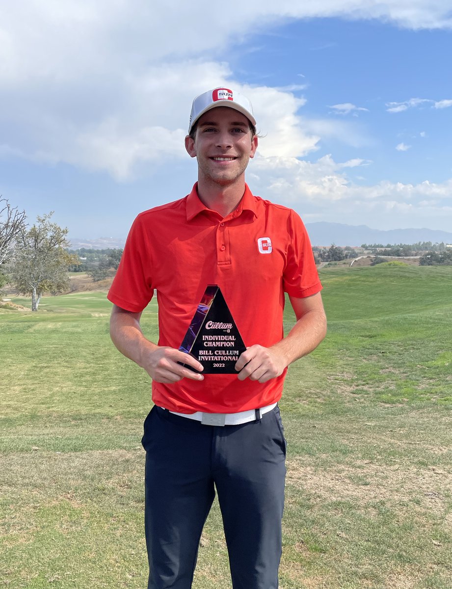 Congrats to the #CSUN men who repeated as team champions at the Bill Cullum Invitational ... Congrats also to Felix Schrott who claims individual medalist honors in a one-hole playoff!
#UniteTheValley