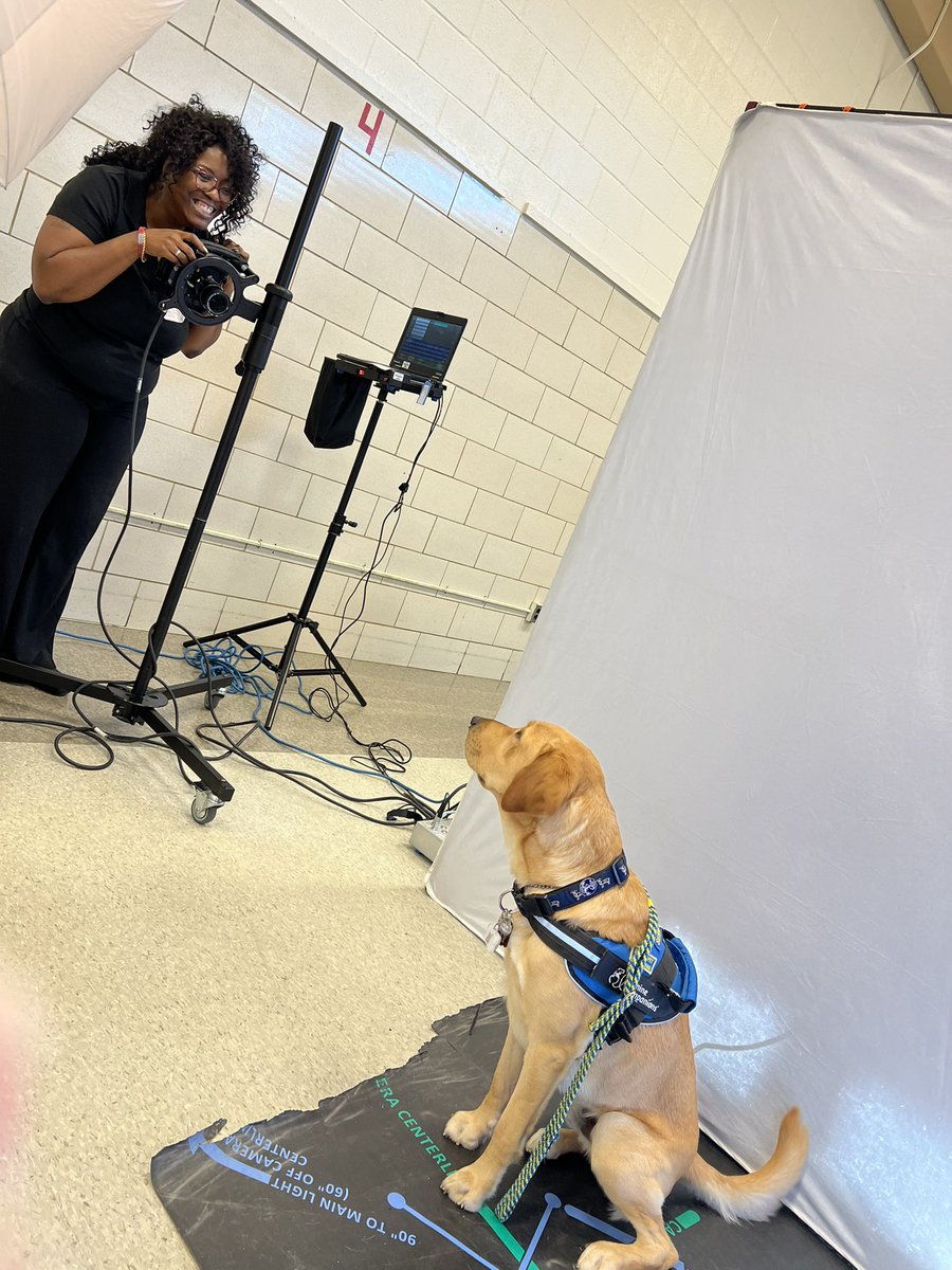 HeatherDiAngelo's tweet photo. @MESaacps Even Digby got his Fall picture today. #digbytheservicedog #canineorg https://t.co/DJt1A19wFy