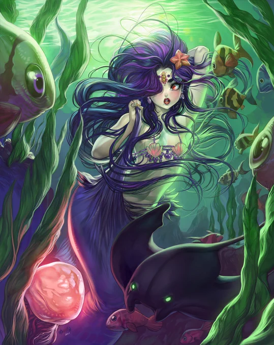 An old piece I never finished I retouched it, just to show you I'm still alive, lol. 