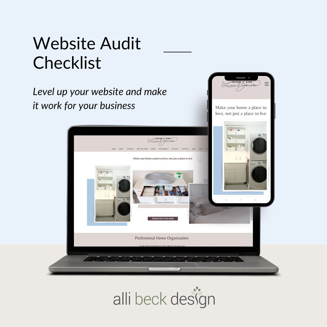 allibeckdesign's tweet photo. Is your website not pulling it's weight?

If you're not sure where to start on making changes, this checklist is for you!

It will show you small things you can do to improve your website's performance, and it's completely free!

The link is in the comments. https://t.co/p12V9W7Zjt