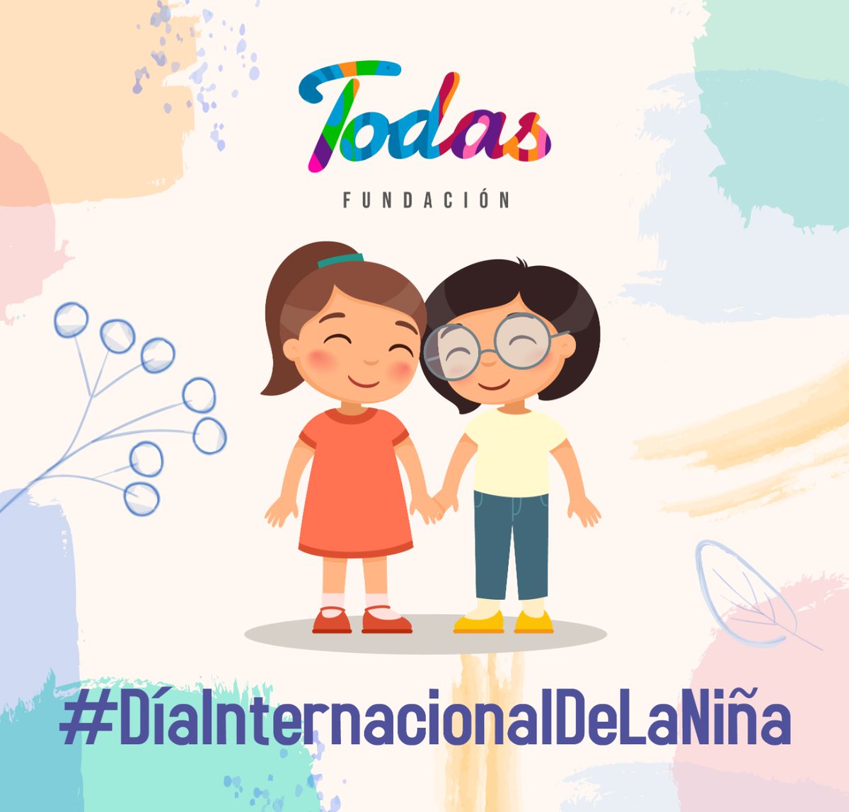 fundacion_todas's tweet photo. #DiaInternacionalDeLaNiña En Fundación Todas reafirmamos nuestro trabajo por una sociedad sin sesgos ni estereotipos de género, creando mejores oportunidades y espacios para un mejor futuro que impulse el liderazgo y potencial de todas nuestras niñas.
#DíaDeLaNiña #LasNiñasPueden https://t.co/eWl76lprPK