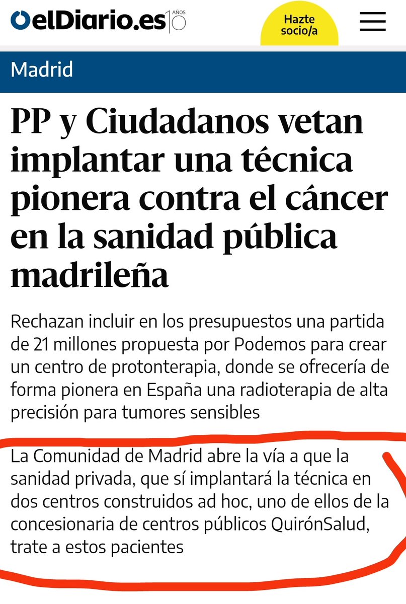 Mariajoseferba's tweet photo. @IdiazAyuso No bonita. La sanidad en Madrid es ésto https://t.co/Nmz9da1z6W