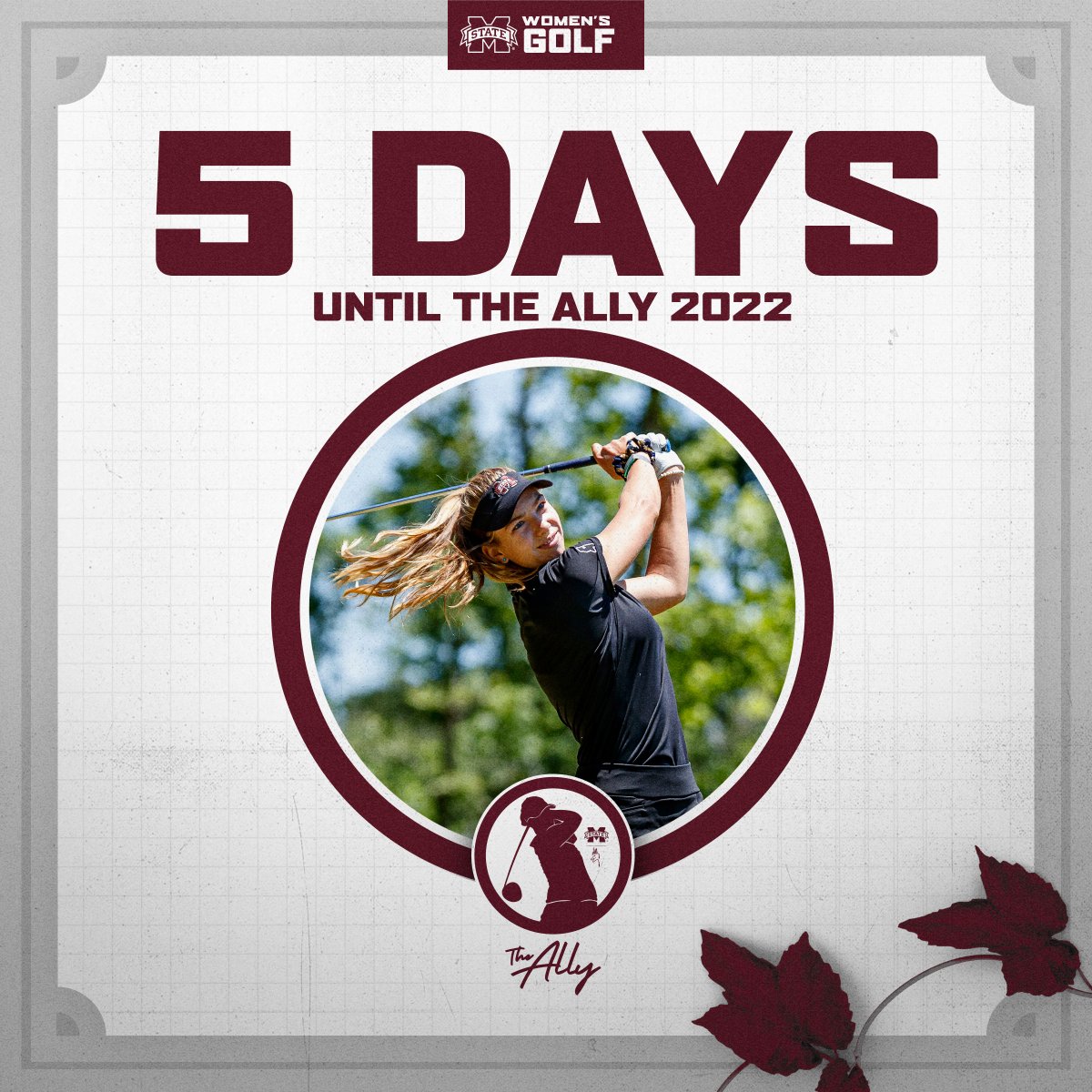 𝘛𝘩𝘦 𝘊𝘰𝘶𝘯𝘵𝘥𝘰𝘸𝘯 𝘪𝘴 𝘖𝘯...

The Ally is in 𝗙𝗜𝗩𝗘 Days! 

Cannot wait to see our Bulldog Fam at Old Waverly.🫶

#HailState🐶