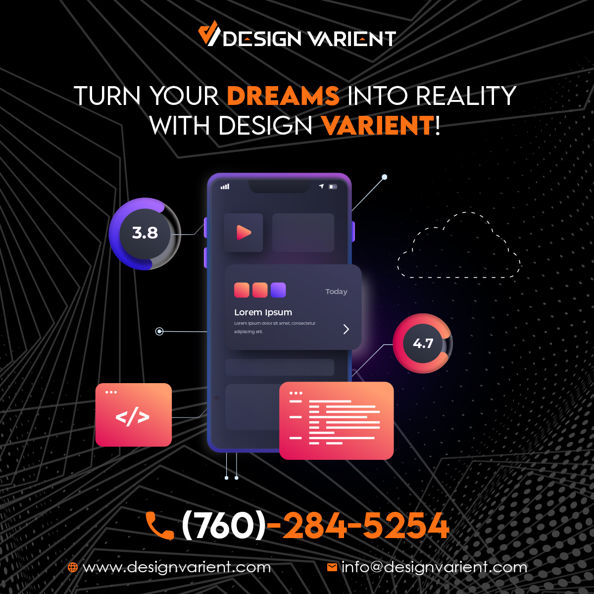 Designvarient's tweet image. Together a team of professionals bagging creative flair with a solution-oriented approach is here to make things possible for you. We aim to help businesses transform into brands and achieve their potential goals.

#brand #branding #logo #logodesign #logodesignservices #logomaker