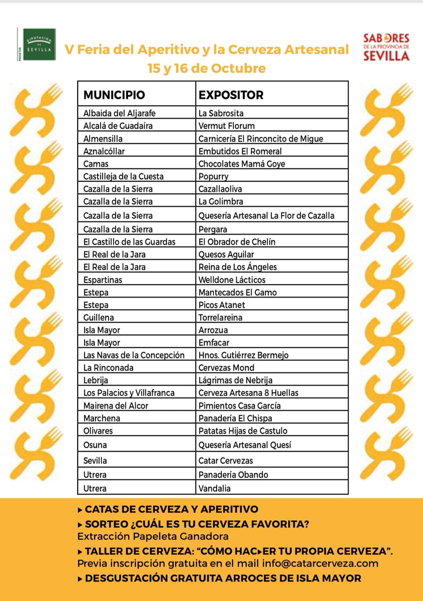 Sabores de la Provincia de Sevilla tweet media
