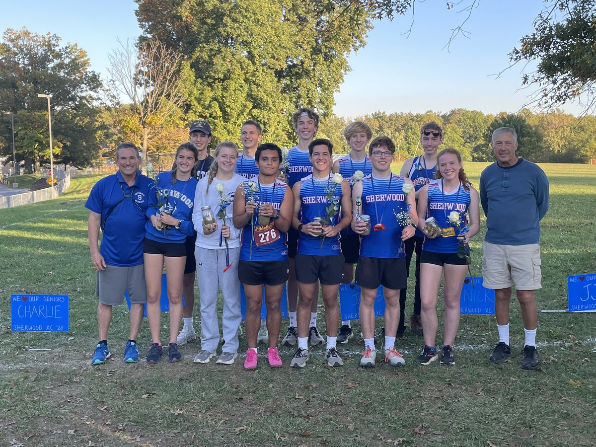 WarriorResults's tweet photo. Congratulations to our XC seniors on senior day. We wish you the very best on your future endeavors. @shs_warrior @SherwoodXCTF https://t.co/VfbqTVS8DY