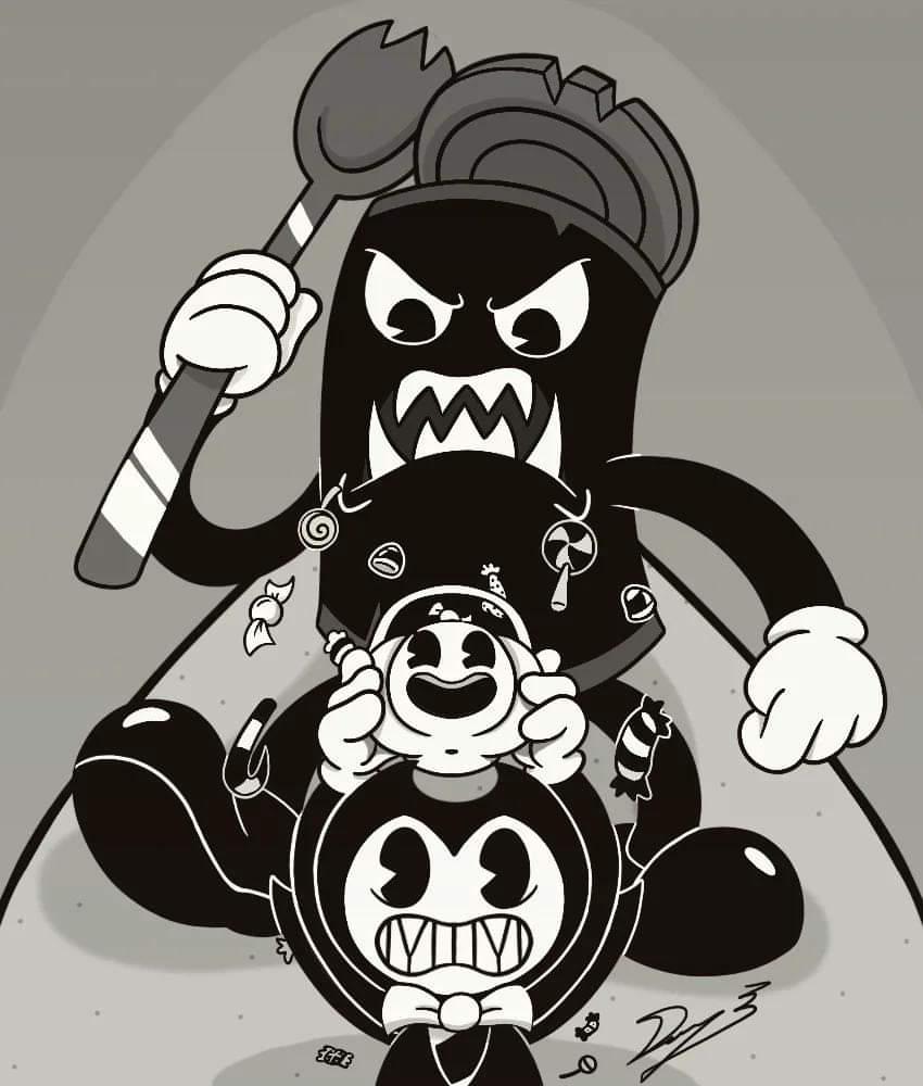 Bendy Run (Art by me) : r/BendyAndTheInkMachine