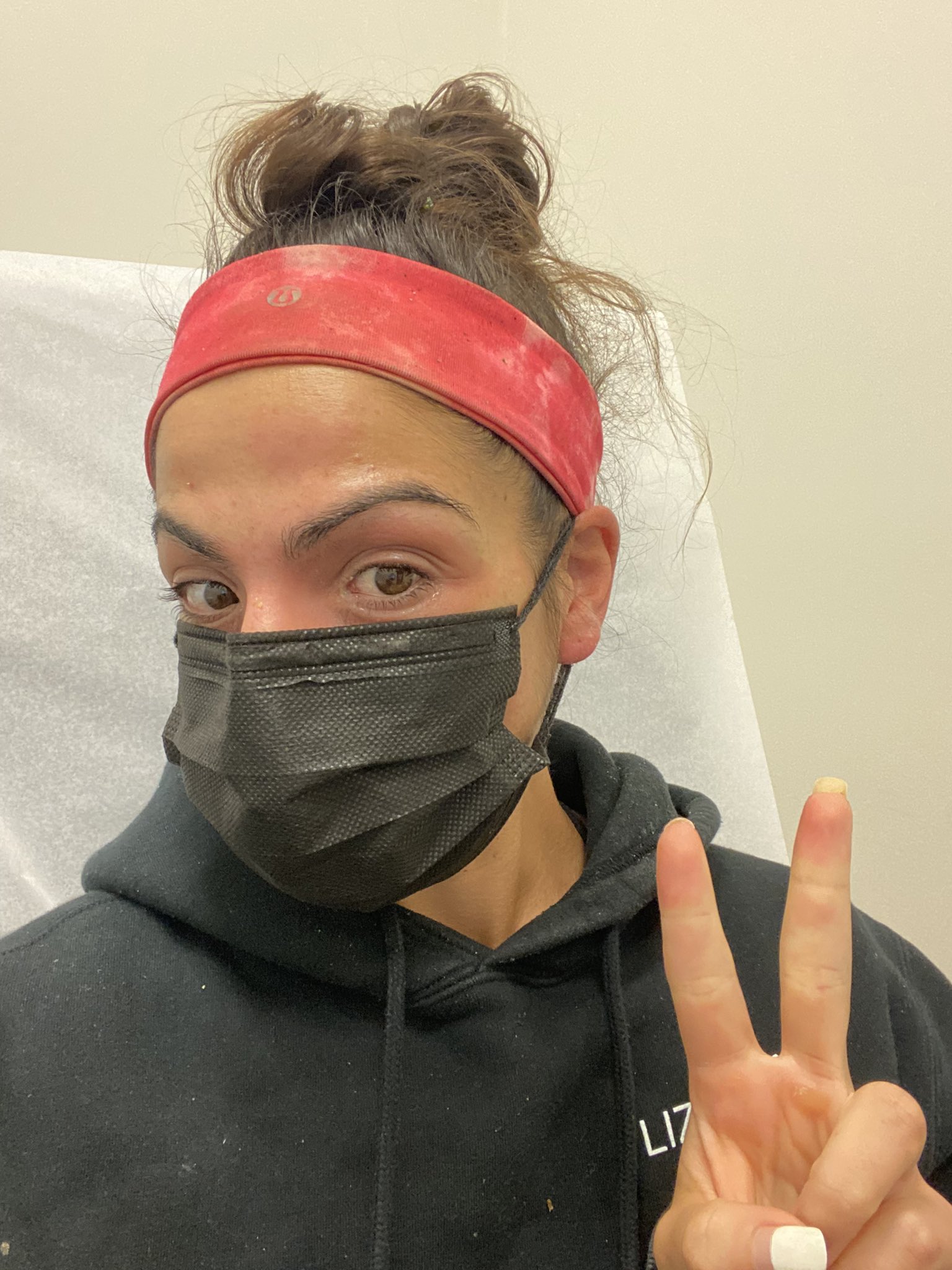 Notlizbrody on twitter at least the mask covers up a lot of it 