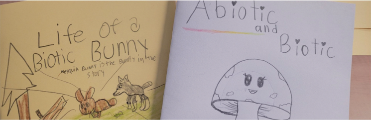 NCRethinkEd's tweet photo. Ms. Little's 5th grade #Science class has enjoyed a variety of online and offline activities while learning about biotic and abiotic factors. This includes sketching and @MicrosoftFlip recordings to show their understanding of the topic. So fun! @LittleLeaders4 @EASTWAKEACADEMY https://t.co/0CmM9d3vfm