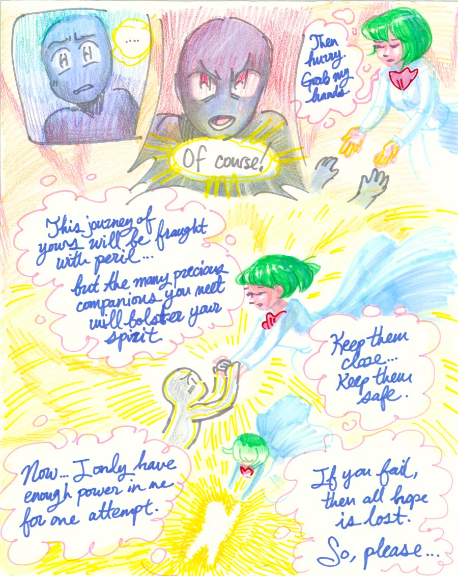 sillyammy's tweet photo. Amidst all the hype for Pokemon Scarlet and Violet... I started a Nuzlocke of Sword, broke out the sharpies and colored pencils, and made a comic about it. With a twist! 
⚔️[CH.1 - p.1-4/23] (transcripts in alt text!) https://t.co/wJpQ4W0Oho