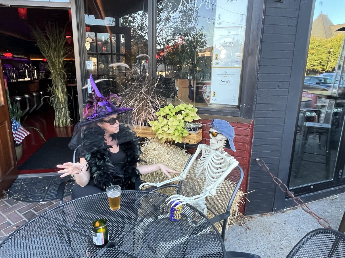 TUESDAY AFTER, JUST TRYING TO GET OPEN, AND THE STAFF IS TAKING A BEER BREAK