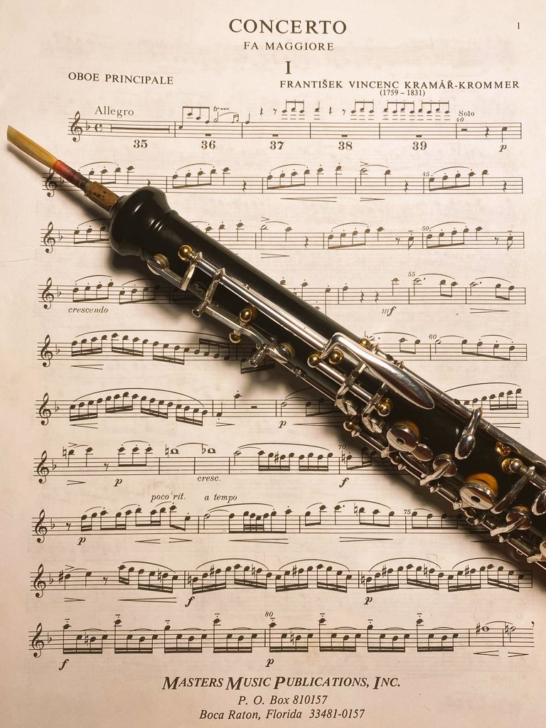 Our principal oboist Jonathan Snyder is busy practicing for our October 29, 2022 concert where he will perform the Oboe Concerto No. 2 in F Major by Moravian Composer Franz Krommer. Get your tickets today at andersonsymphony.org or by calling the box office at 765.644.2111.