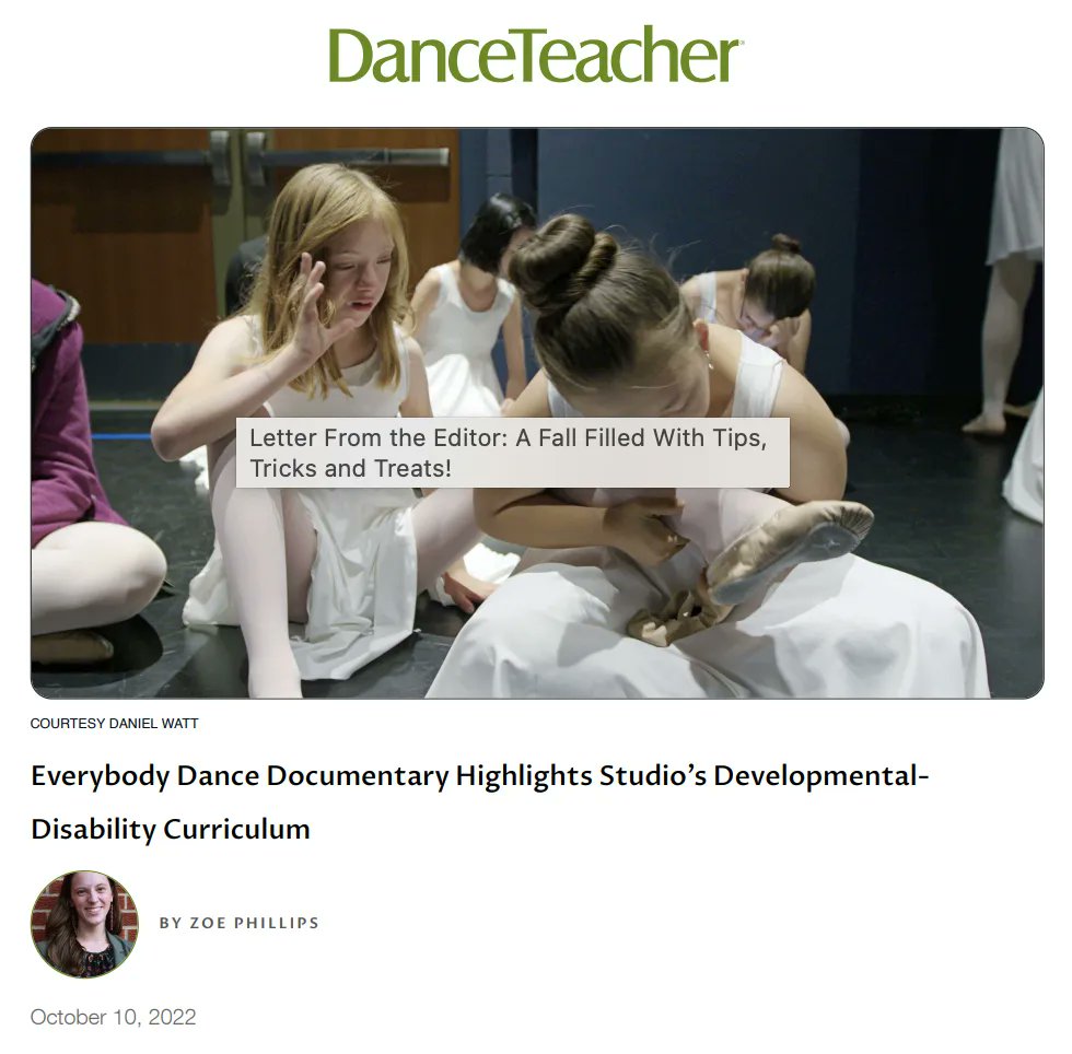 ballet4allkids's tweet photo. Check out the documentary EVERYBODY DANCE that follows our students and Miss Bonnie on their journey to our dance recital. Produced & Directed by Dan Watt 💜
#balletstudio #nonprofit #balletlessons #documentary #ondemand #NowStreaming #appletv #googleplay #primevideo #WatchNow https://t.co/Aktx5lPcNx