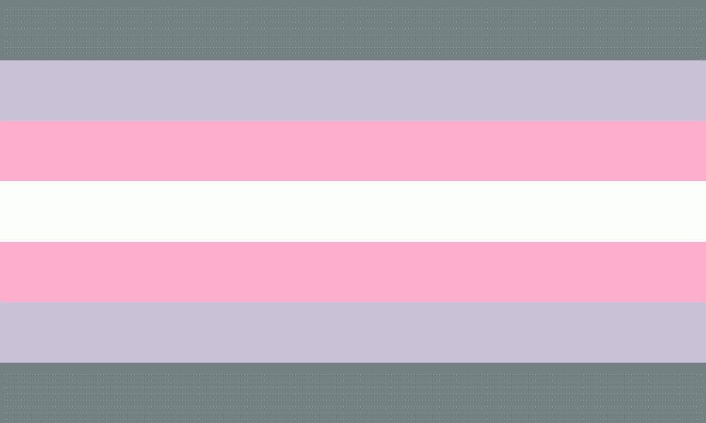 bifIag's tweet photo. Demigirl bisexual flag! ♡ #bitwt

For bisexuals who are demigirls! https://t.co/Xel23wFC9J