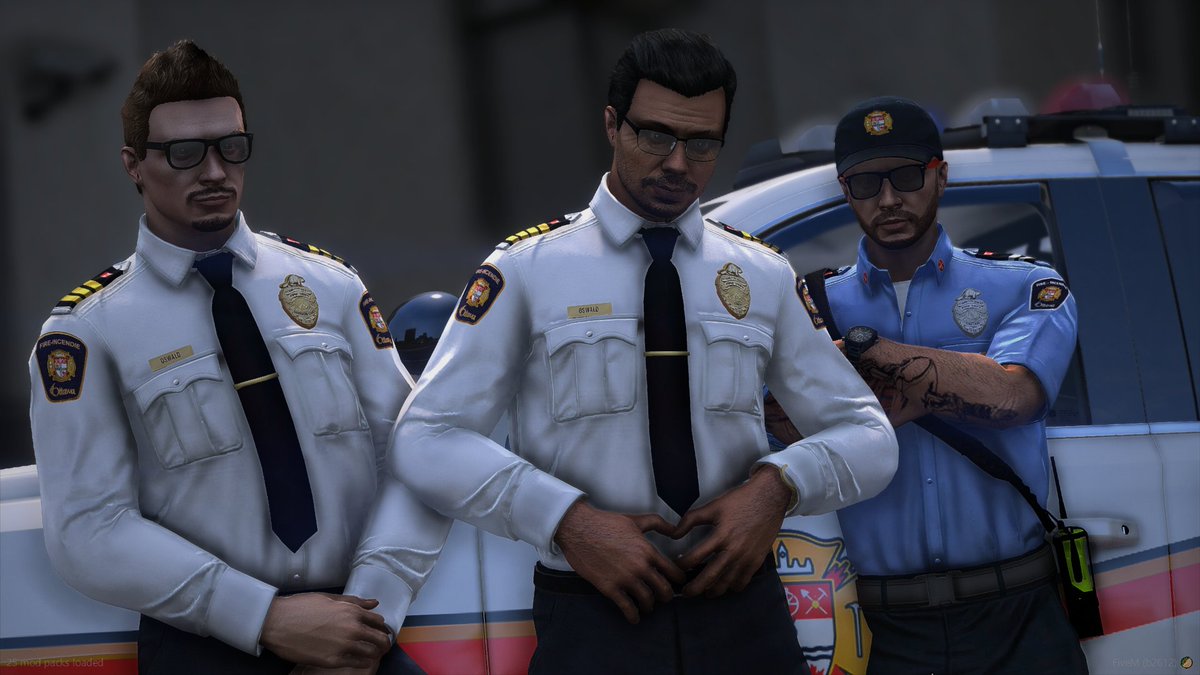 MLRP_Official's tweet photo. Congratulations are in order for our new Ottawa Fire Services District Chief D. Stokes [left] and Captain E. Lee [right]. Excited to see where they take the department in the near future.
 
Join the OFS at:
https://t.co/LyuePEHyic

#GTAOnline #roleplaying #GTAV https://t.co/ygbsq8sI1Z