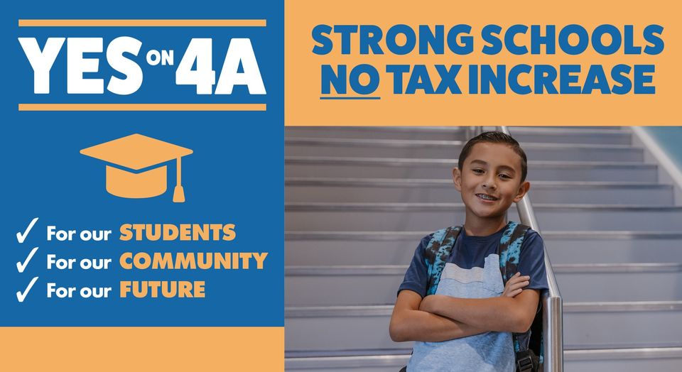 D6greatschools's tweet photo. STRONG SCHOOLS - NO TAX INCREASE for Greeley &amp; Evans!  Renew the mill levy override that has helped....
✔️ Career Readiness
✔️ Safety and Security
✔️ Academic Support
✔️ Maintain a Competitive Workforce
✔️ Charter schools receive equal portions based on student count
👍🏻 YES ON 4A https://t.co/G93WbrRdHL
