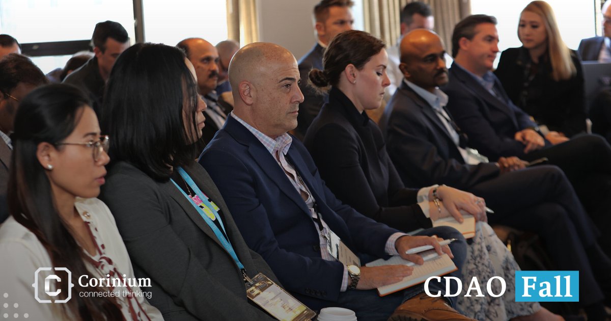 CoriniumGlobal's tweet photo. #CDAOFall attendees learned how to democratize data, data-enabled innovations, and a world-class data stack to drive business value with Lei Cheng and Jon Osborn!

Don't forget to follow #CDAOFall for insights, takeaways, and updates.   

#CDAO #Data #Analytics #Events #Corinium https://t.co/3l4uc88liz