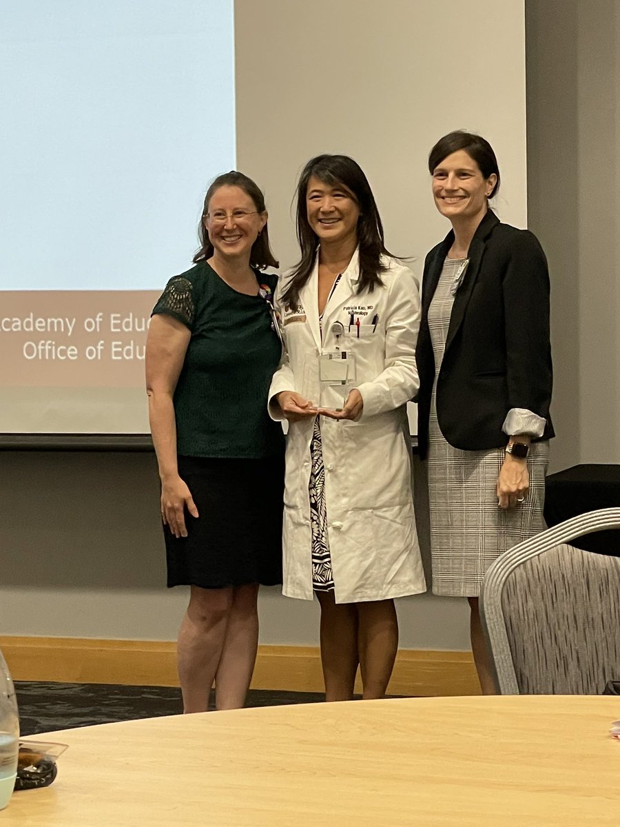Congrats <a href="/kao_patricia/">Patricia Kao</a> on receiving the 2022 Exemplary Educator Award from <a href="/WashUAcadEd/">WashU Academy of Educators</a>!  Well deserved!