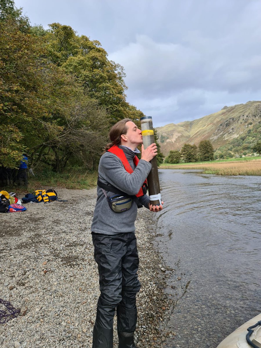Brotherswater in the bag for 2022-23 gravity cores calm and some nice geochemistry- class of 2022-23 MSc Environmental Sciences / Environment Climate Change