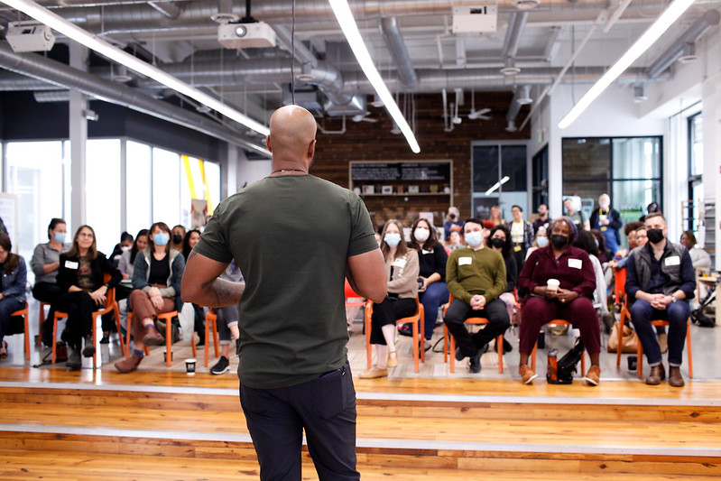 Peep the event photos by Laura Ferrara and Philip Smith from our September event with speaker <a href="/SalvageArc/">Evan Woodard | Salvage Arc 👨🏾‍🏫</a>  at 
<a href="/OpenWorksBmore/">OpenWorksBmore</a>! flickr.com/photos/creativ…