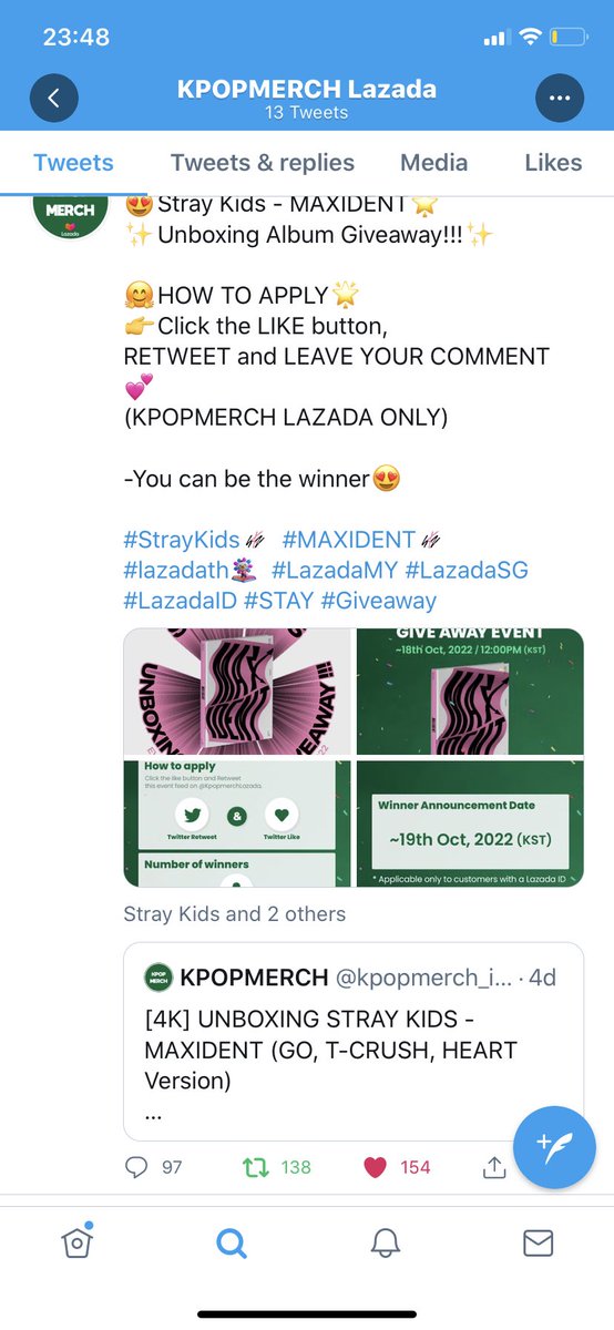 Andrejaa1's tweet photo. @KpopmerchLazada @Stray_Kids @LazadaTH @LazadaMY thank you for the giveaway! I would love to have my first skz album 🤗 love the Go version https://t.co/jNgYFpvhGp