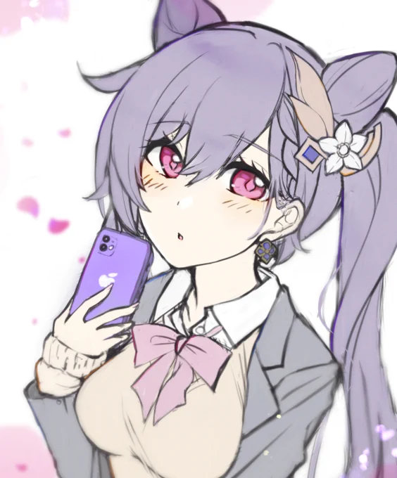 待ち合わせ #原神 #イラスト  #GenshinImpact #刻晴 