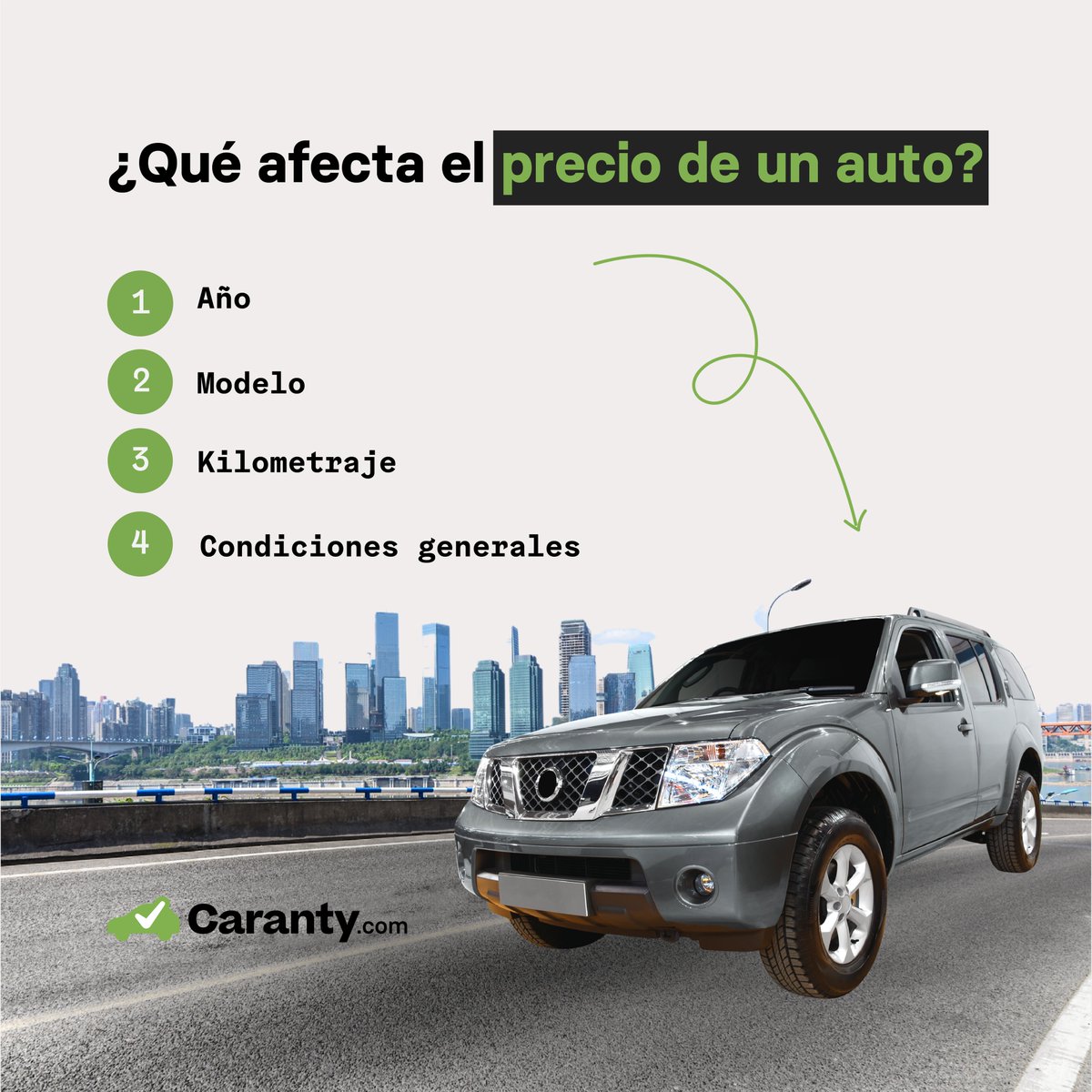 carantyoficial's tweet photo. ¡No te confundas! En Caranty, contamos con un algoritmo que te ayudará a calcular en cuánto se están vendiendo los autos como el tuyo. Tú ponle el precio y nosotros nos encargamos de que se venda.🚗 https://t.co/poVmiUE1ha
