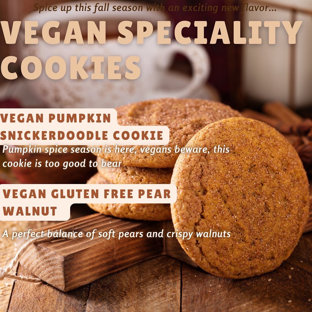 SGCookieCo's tweet photo. 🍂Fall Speciality Menu is here 🍂 looking for something new along with all the classics 🍁 Pumpkin Spice, Maple and many other classic fall flavors are still available. Come Enjoy Fall With Us ✨ https://t.co/yRXo3dLgAf