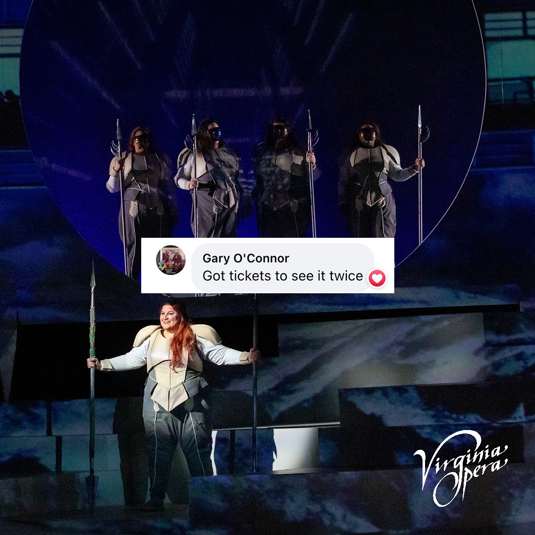 vaopera's tweet photo. The Valkyries ride for the last time this weekend at @DOMEnergyCenter! We hit the stage Friday at 8 PM, and the FINAL show is Sunday at 2:30 PM!: https://t.co/3n3RLpJjj9

#vaopera #opera #meetopera #operasingers #thevalkyrie #diewalküre #rva #richmond #artoberva https://t.co/0dAJb7oxem