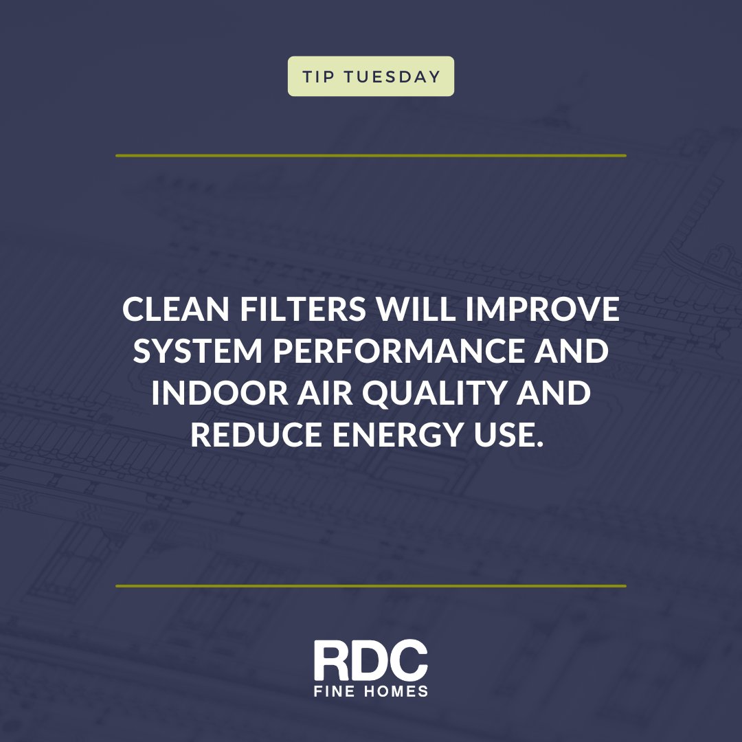 #TipTues As we head into fall, it is a reminder to clean your HRV filters and replace your furnace filters. #Cleanfilters will improve system performance and indoor air quality and reduce energy use.

#rdcfinehomes #whsitlerbc #netzero