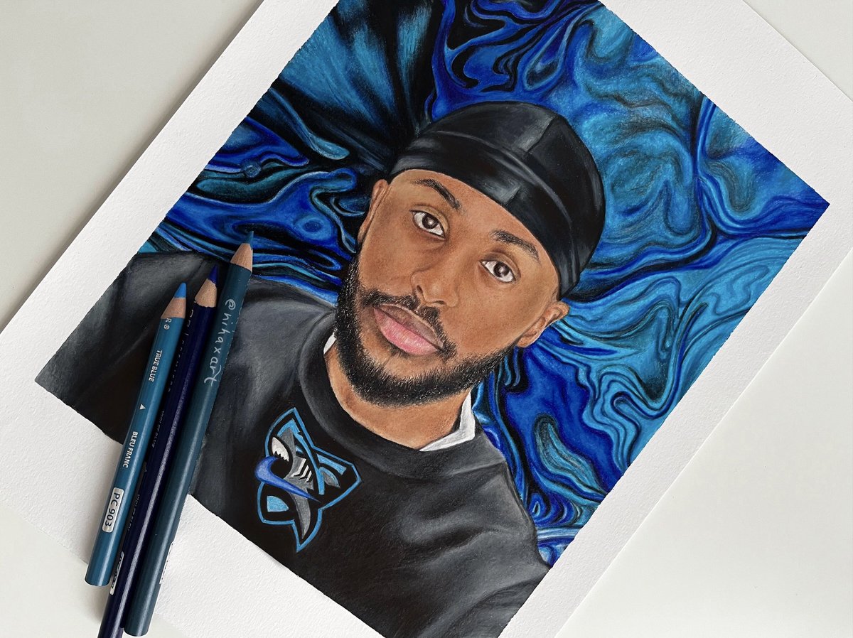 nihaxart's tweet photo. The artist  vs  The art ✍🏽 @ohnosharky https://t.co/HWM9UEBYZz