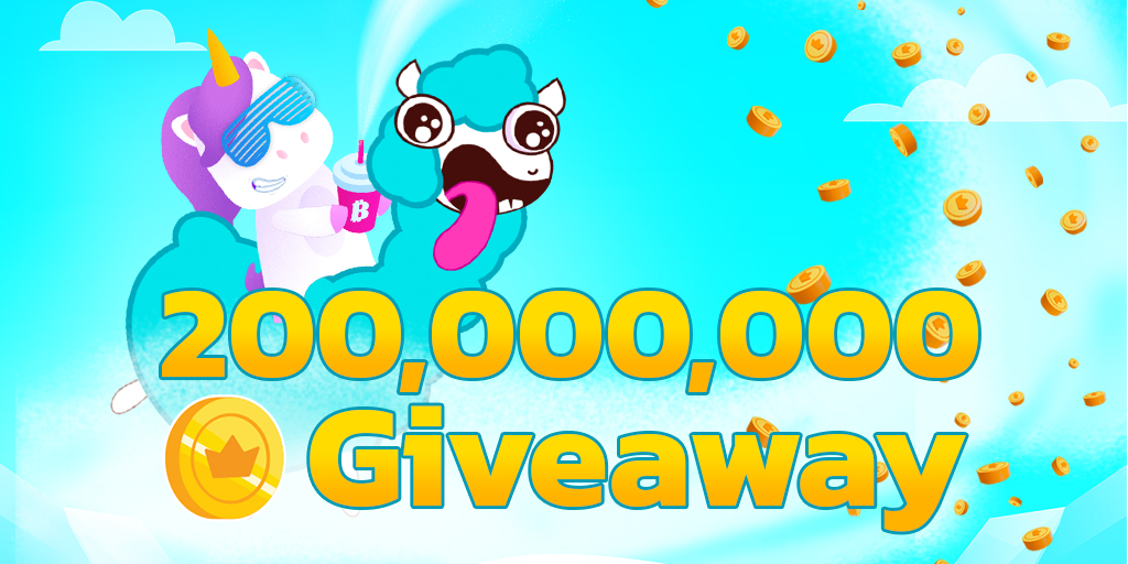 We’ve reached 20 million downloads across all our games🔥 🤯! To celebrate 🎊 we’re giving away 200,000,000 #Bling Points💫! Thanks for your continued support 🤩 #btc #eth