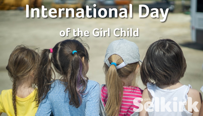 cityofselkirk's tweet photo. October 11 is International Day of the Girl Child, a day dedicated to celebrating the voices and power of girls, championing their rights worldwide, and reflecting on the challenges they continue to face because of their gender. 

This year marks the 10th anniversary. https://t.co/8bDksK0Mhp