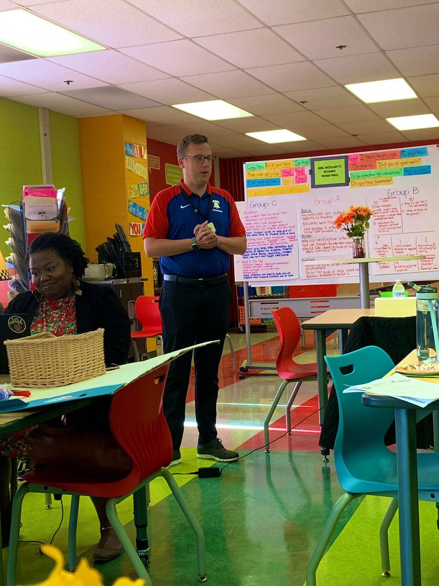 Today I got to visit PRINCIPAL <a href="/justincholbrook/">Justin Holbrook</a> for our APF mtg <a href="/armisteadschool/">Armistead School</a> ! I am so excited to see him shining as the school leader while of course rocking our Philly teams pride all around. Keep on rocking Holbrook!!! #cln3theplacetobe #gobirds #fightinphils