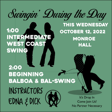 Wanna Learn to Dance?  Take Lessons from Edna &amp; Dick. Over 20 year experience teaching all forms of dance. This week we are teaching West Coast Swing and Balboa.
#BalboaSantaRosa #WestCoastSwingSantaRosa #Learntodancesonomacounty #danceclassessantarosa