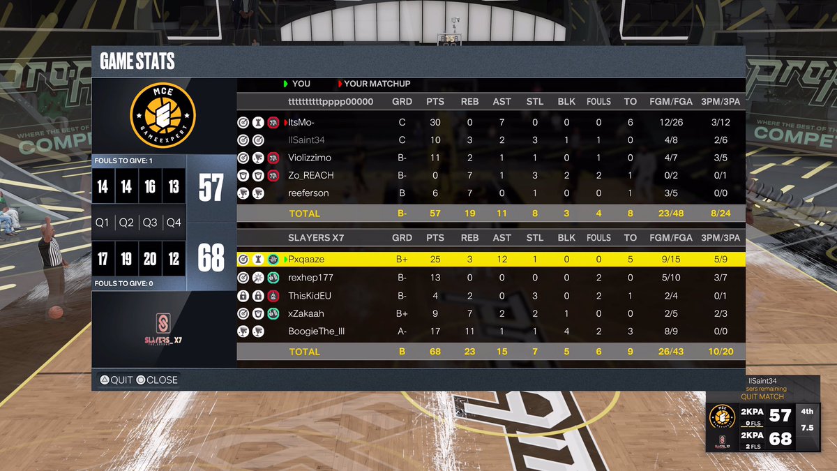 Slayers_X7's tweet photo. Belle victoire contre @teammcecom  bonne continuation à eux GG @Bounce2KLeague https://t.co/gpGzEvufmD