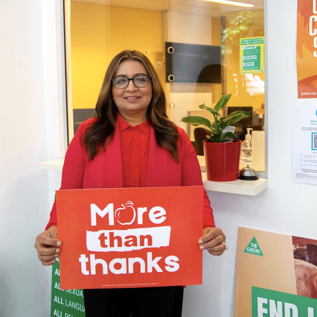 Mehreen Faruqi (@mehreenfaruqi) on Twitter photo Teachers need #MoreThanThanks. They need better pay and better conditions, because when teachers burnout, students miss out.
#wearitred <a href="/TeachersFed/">Teachers Federation</a> Teachers need #MoreThanThanks. They need better pay and better conditions, because when teachers burnout, students miss out.
#wearitred <a href="/TeachersFed/">Teachers Federation</a>