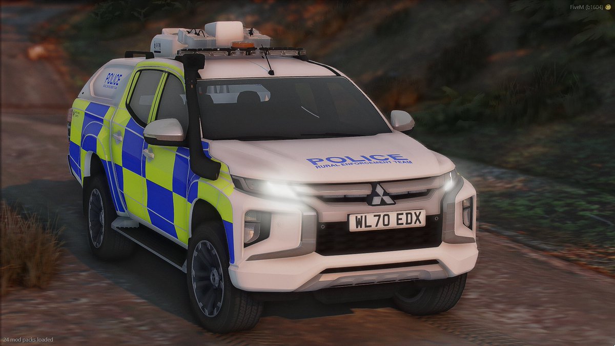DevExceed's tweet photo. One of our @ExceedJim's proudest additions to our shop;

The Mitsubishi L200 Series 6
Fitted for Generic Police Services, 
Rural Enforcement Unit. https://t.co/d6VYpcDuhH