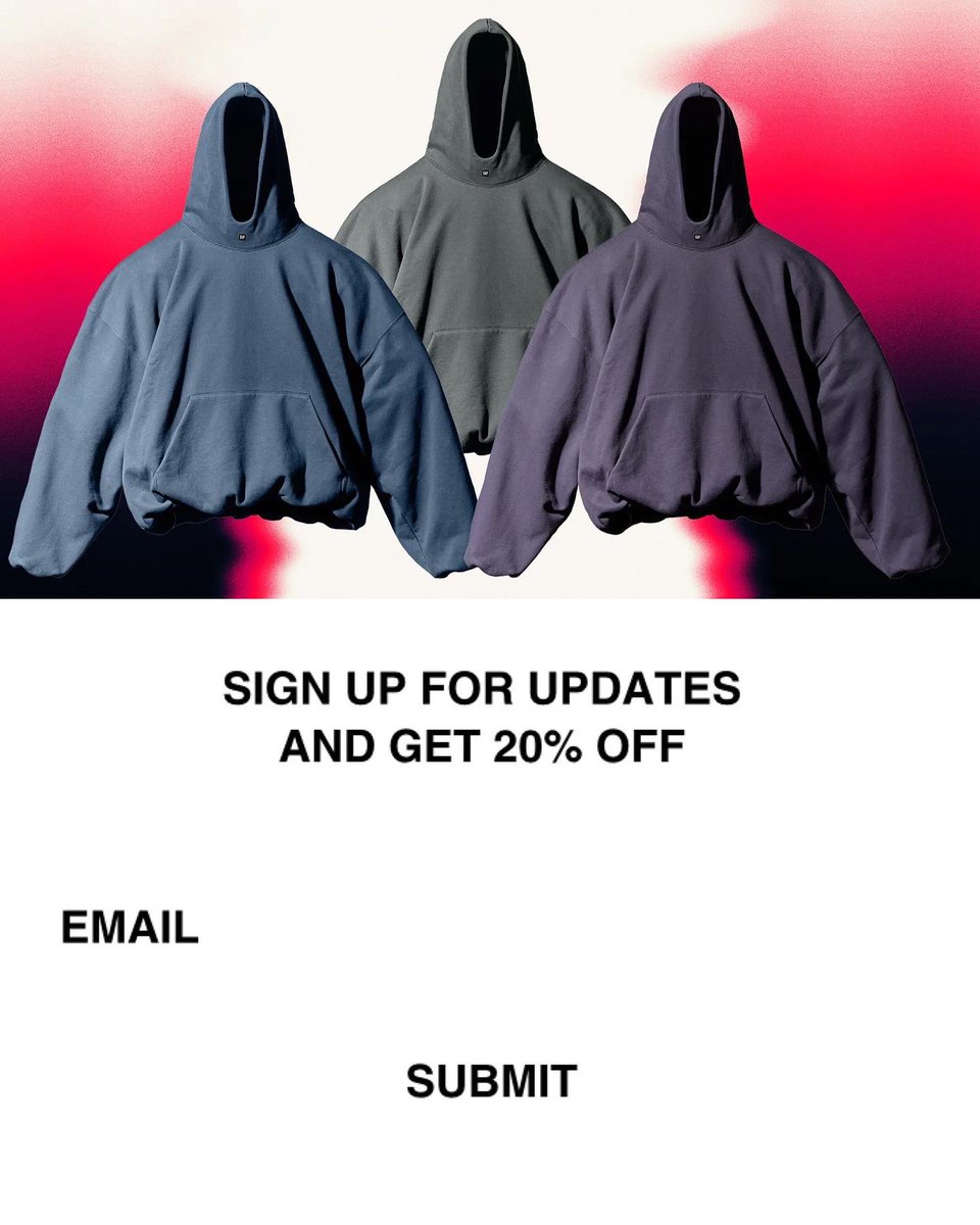 PRICE DISCOUNT ON ALL YEEZY GAP ITEMS AVAILABLE ONLINE ON YEEZYGAP.COM